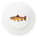 Richard Bramble | Brown Trout 19cm Flat Rimmed Plate