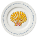 Scallop 30cm Flat Rimmed Plate