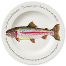 Rainbow Trout 30cm Deep Rimmed Plate