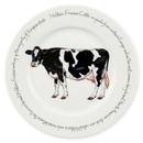 Holstein-Friesian Cow 30cm Flat Rimmed Plate