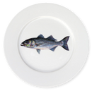 Striped Bass 19cm Flat Rimmed Plate