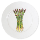 Asparagus 19cm Flat Rimmed Plate