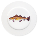 Cod 19cm Flat Rimmed Plate