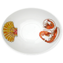 Shrimp & Scallop 18cm Oval Bowl