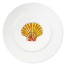 Scallop 19cm Flat Rimmed Plate