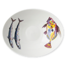 Mackerel & John Dory 18cm Oval Bowl
