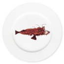 Richard Bramble | Monkfish 19cm Flat Rimmed Plate