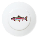 Rainbow Trout 19cm Flat Rimmed Plate