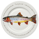Cutthroat Trout 30cm Deep Rimmed Plate