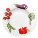 Vegetables 30cm Deep Rimmed Plate