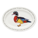 Wood Duck 39cm (15.4") Oval Plate