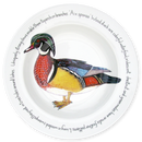 Wood Duck 30cm Deep Rimmed Plate