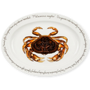 Dungeness Crab 39cm (15.4") Oval Plate