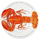 Red Lobster 30cm Flat Rimmed Plate