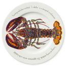 North American Lobster 30cm Flat Rimmed Plate