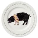 Saddleback Pig 30cm Flat Rimmed Plate