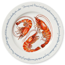 Shrimp & Prawn 30cm Flat Rimmed Plate