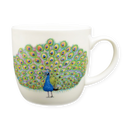 Peacock Mug (medium round sided)