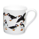 Multi Puffins Mug (large size)