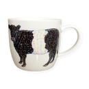 Belted Galloway Cow Mug (medium round sided)