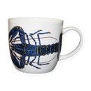 Blue Lobster Mug (medium round sided)