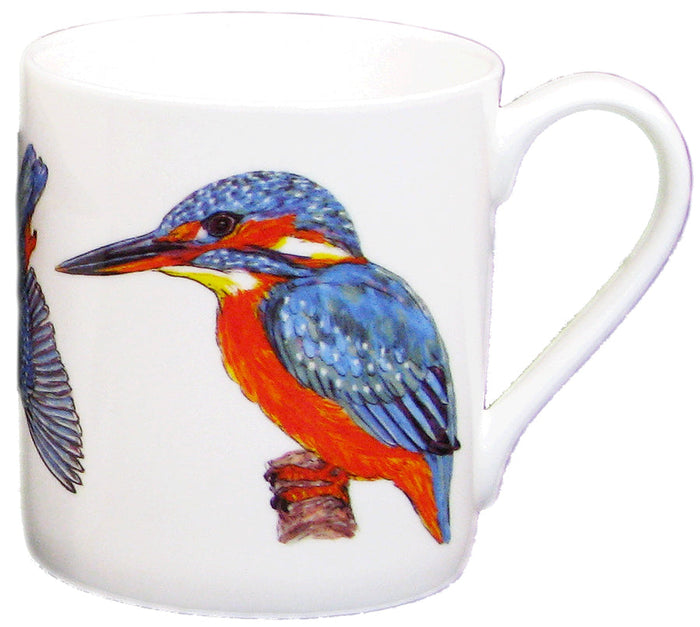 Kingfisher Mug & Side Plate Set in use