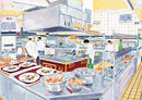 Le Manoir Aux Quat Saisons Kitchen with Raymond artist print Richard Bramble