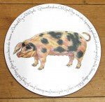 Gloucestershire Old Spot Pig Tablemat