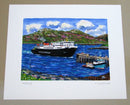 Lochmaddy Cal Mac Ferry, North Uist, print