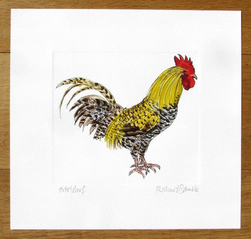 Cockerel and Rooster Print