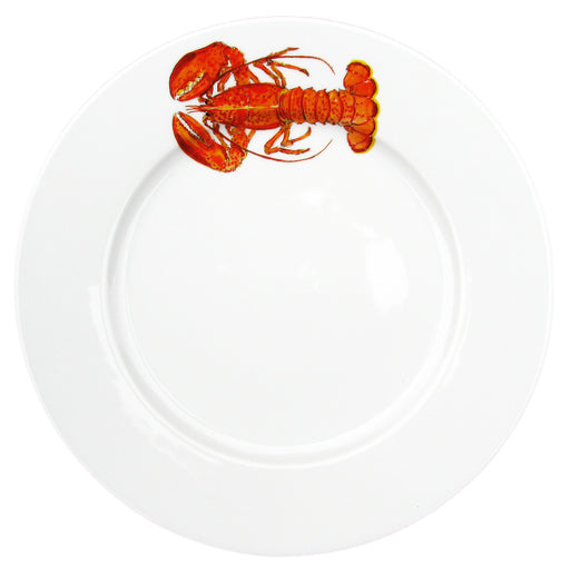 Richard Bramble Red Lobster 26cm Flat Rimmed Plate