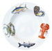 Richard Bramble Fish & Shellfish US East Coast 30cm Deep Rimmed Plate