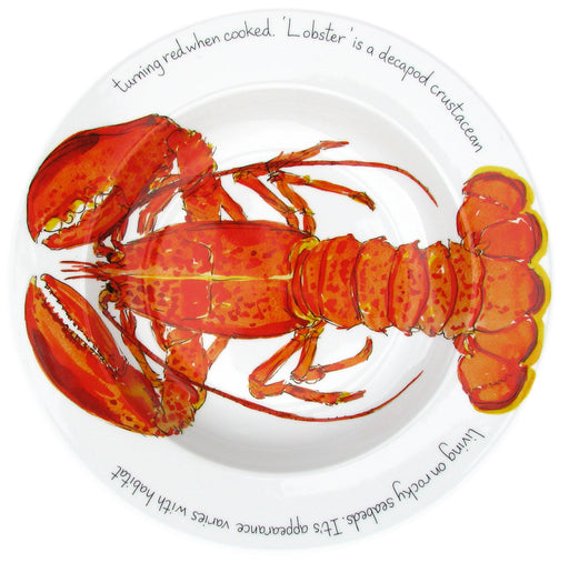 Richard Bramble Red Lobster 30cm Deep Rimmed Bowl