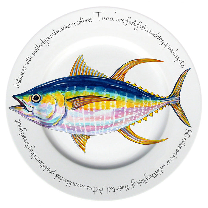 Richard Bramble Yellowfin Tuna 30cm Flat Rimmed Plate