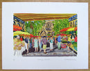 Borough Market towards Southwark Cathedral print