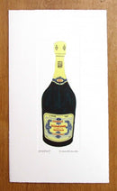 Billecart-Salmon Blanc de blanc vintage Champagne Artist Print