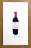 Latour bottle artist print