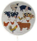 Farmyard Aga style linen hob pad
