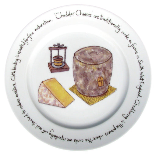 Cheddar Cheese Plate by Richard Bramble