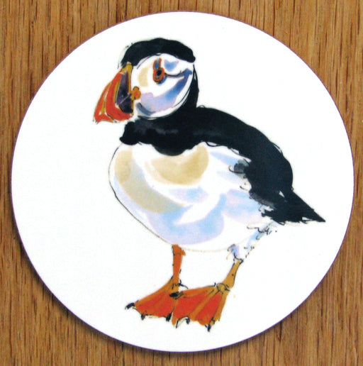 Puffin Standing Coaster by Richard Bramble