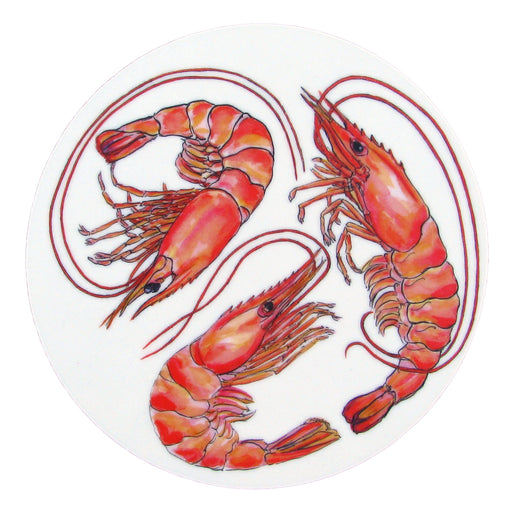 Richard Bramble Shrimp & Prawn coaster