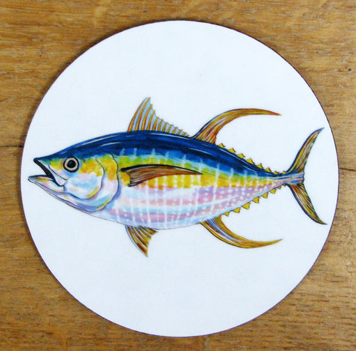 Yellowfin Tuna Coaster by Richard Bramble