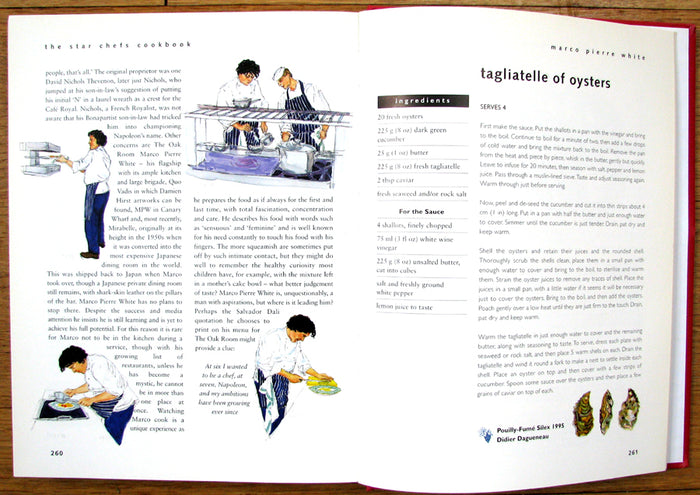 Starchefs Cookbook in use