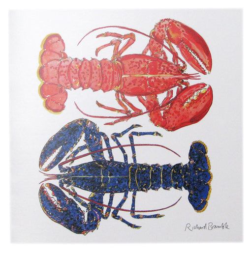 Richard Bramble Lobsters Greeting Card