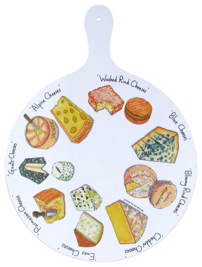 Cheese Melamine Chopping Board in use