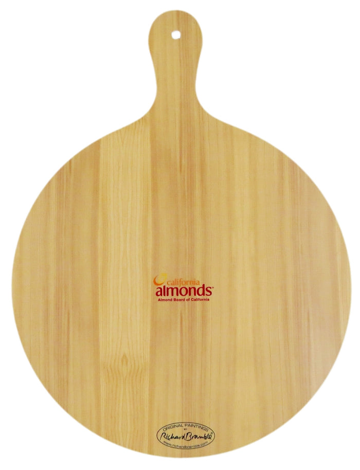 Almonds Melamine Chopping Board in use