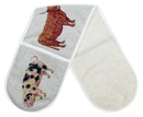 Farmyard LINEN Oven Gloves