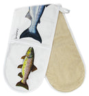 Salmon & Trout Cotton Oven Gloves