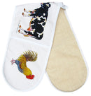 Farmyard Cotton Oven Gloves