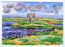 Scolpaig Castle and Loch, North Uist, Outer Hebrides, Painting